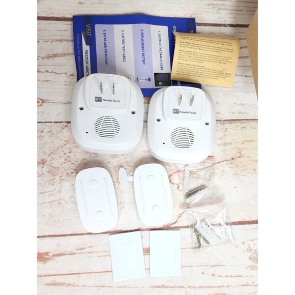 SadoTech.com Wireless Doorbell - Expandable, 2 Transmitter, 2 Plug-In Receiver - Picture 9 of 13